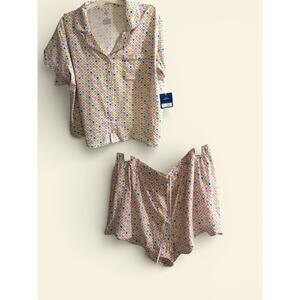 Roller Rabbit x Target Geo Heart Pajama Set Size XXL 2X NWT Shorts Set Plus Size